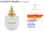 M. MICALLEF Ananda EDP 100ml (duty free парфюмерия)