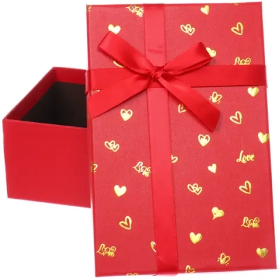 Коробка подарочная «Очарование» 21*14*8 см, Красный