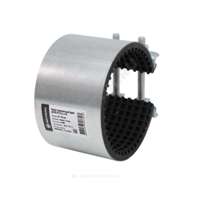 Хомут ремонтный односторонний сталь оц Ду 100 Дн 101-110 L=150мм Краб Benarmo 7070