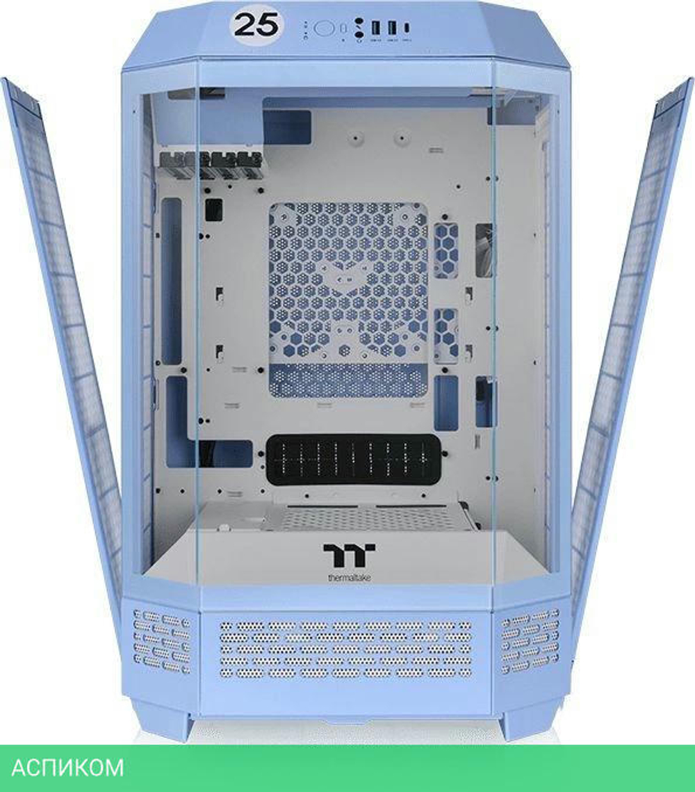 Корпус Thermaltake Tower 300 Hydrangea голубой (CA-1Y4-00SFWN-00)