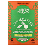 Herbs Etc., ChlorOxygen®, порошок из хлорофилла и клетчатки, со вкусом лимонада, 10 стик-пакетов по 4,3 г (0,15 унции)