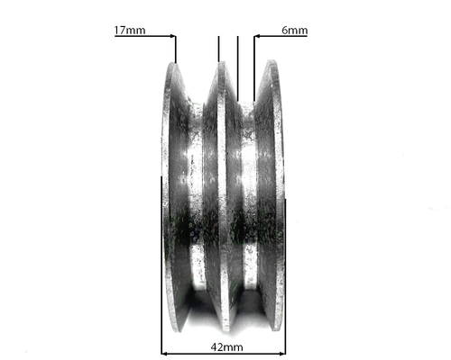 Шкив нижний двухручейковый привода горки Anna