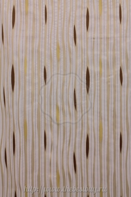 Тюль с рисунком: Делис (S204-2) - (300х280)х2 см. - коричневый