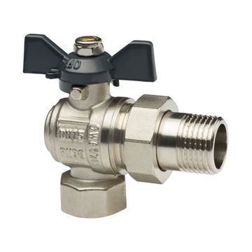 Кран шаровый 1/2" со сгоном в-н