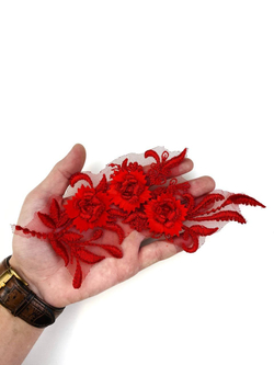 Патч красный 22*9 см