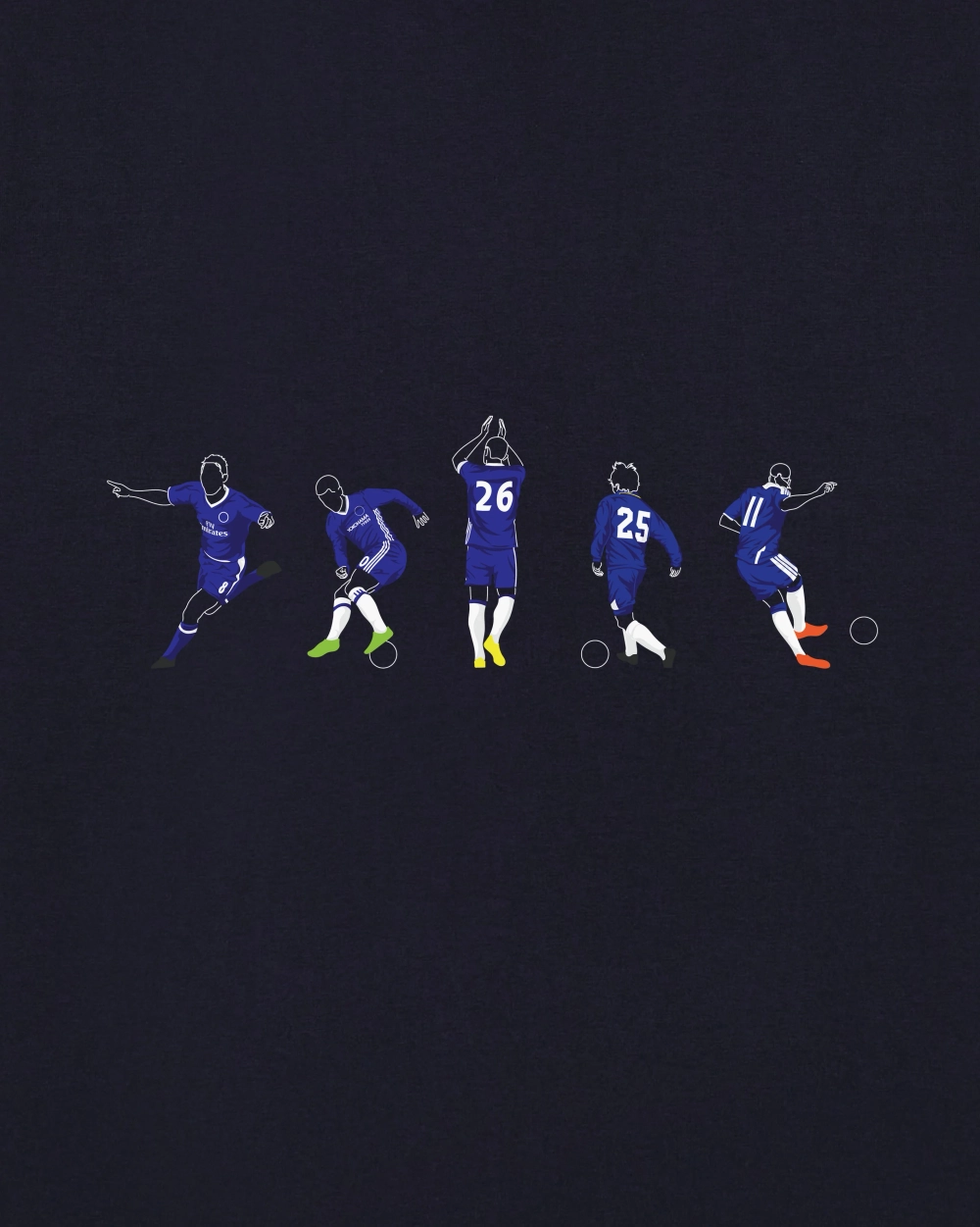 Челси (футболка) - Легендарные игроки