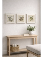 Картина на холсте в раме 27х27 см, настенный декор для дома