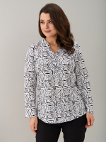 Блузка БЛ-22/белый-зебра