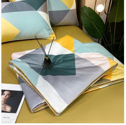 ZEPHYR HOME Одеяло летнее 150х200 Полуторка Египетский хлопок абстракция