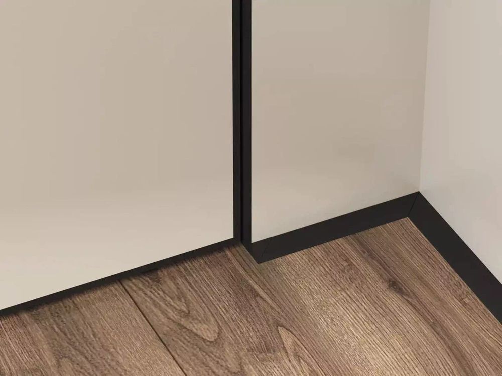 Микроплинтус micro 11 mini белый матовый, 2000x5x11 мм