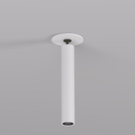 DK2517-WB Поворотный встраиваемый светильник SPACE со светодиодом H138mm d23mm 220V 8W 38° 4000К IP20 белый/черный алюминий