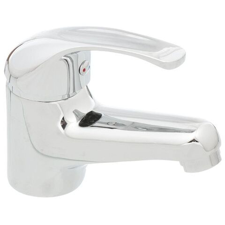 Смеситель для раковины, Solone, корот изл, с картриджем, хром, LUN1-A031