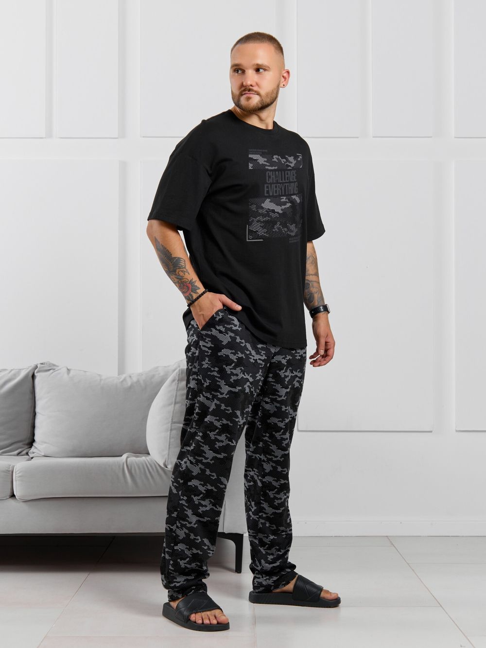 Костюм мужской Экипаж-3 Виотекс ЧЁРНЫЙ