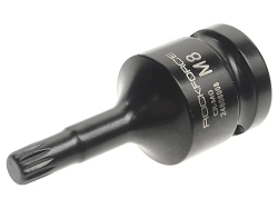 Головка-бита SPLINE ударная 1/2", M8 ROCKFORCE RF-24806008