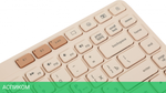 Клавиатура A4Tech Fstyler бежевый (FBK26C AS)