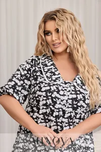 Платье 1542-черный Minova