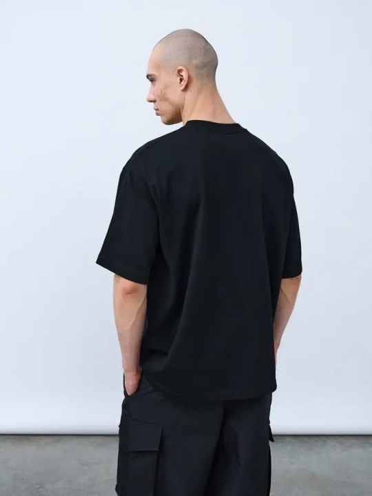 Футболка оверсайз (черный) 230 г