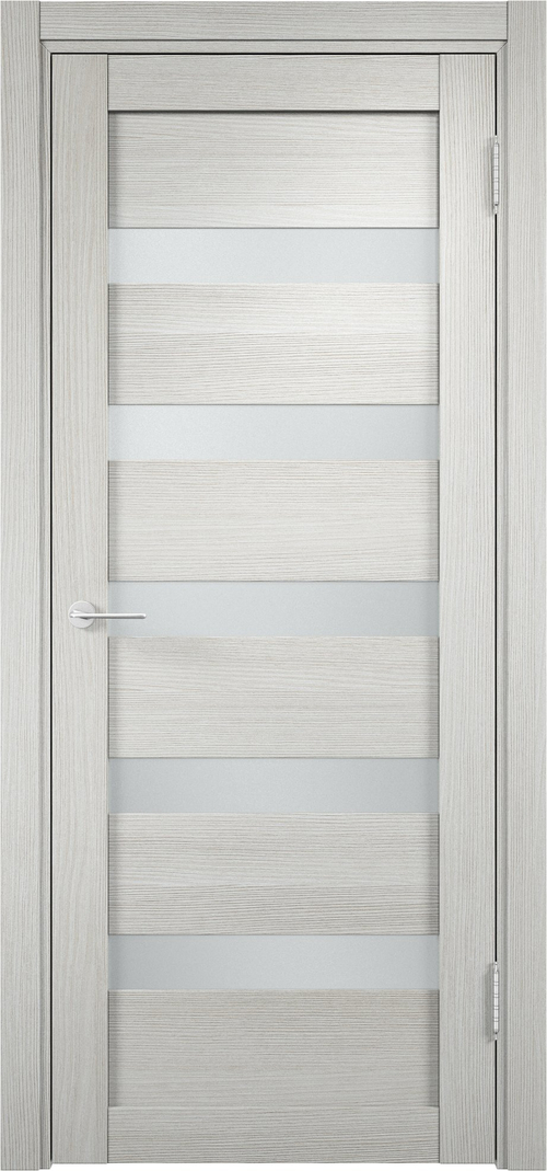 Межкомнатная дверь Мюнхен 03 ДО / Цвет Слоновая кость / Остекление "Сатинато" / Двери Верда