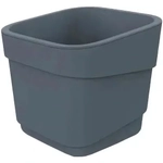 Горшок для цветов фактурный Hills 4л (d188, h176мм)(серый)