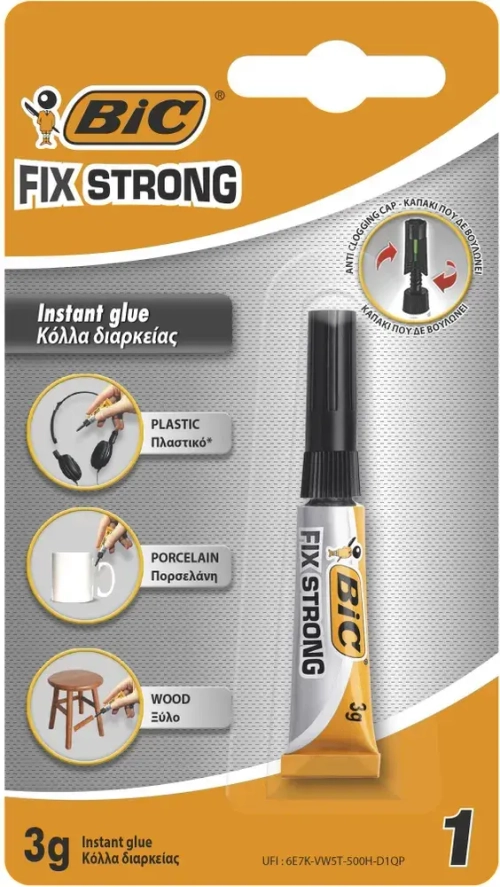 Супер клей BIC Fix Strong 3 гр