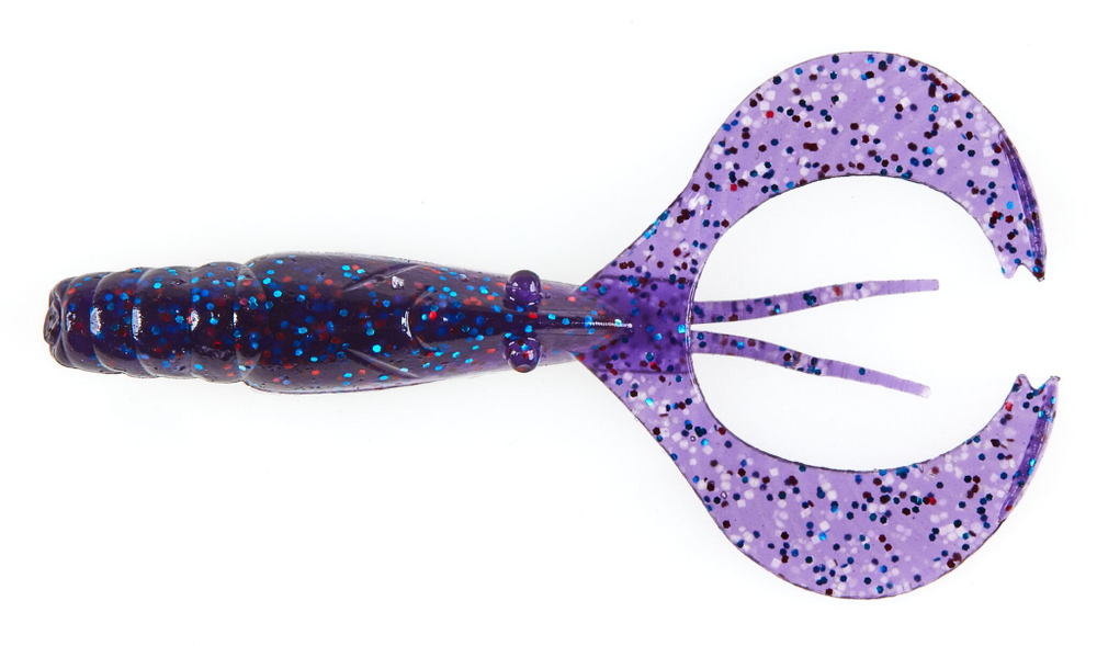 Мягкая приманка Lucky John Curly Shrimp 3in (76 мм), цвет S63, 10 шт.