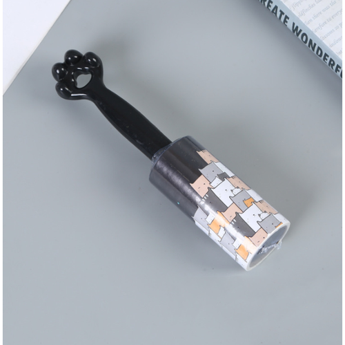 Валик для чистки одежды "Котики", черный