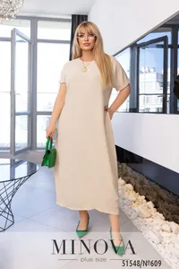 Платье 609-кремовый Minova