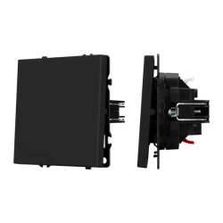 Механизм выключателя одноклавишный проходной SWT-NOBE-MKP1-SFPL-BK (230V, 10A) (Arlight, -) 054246