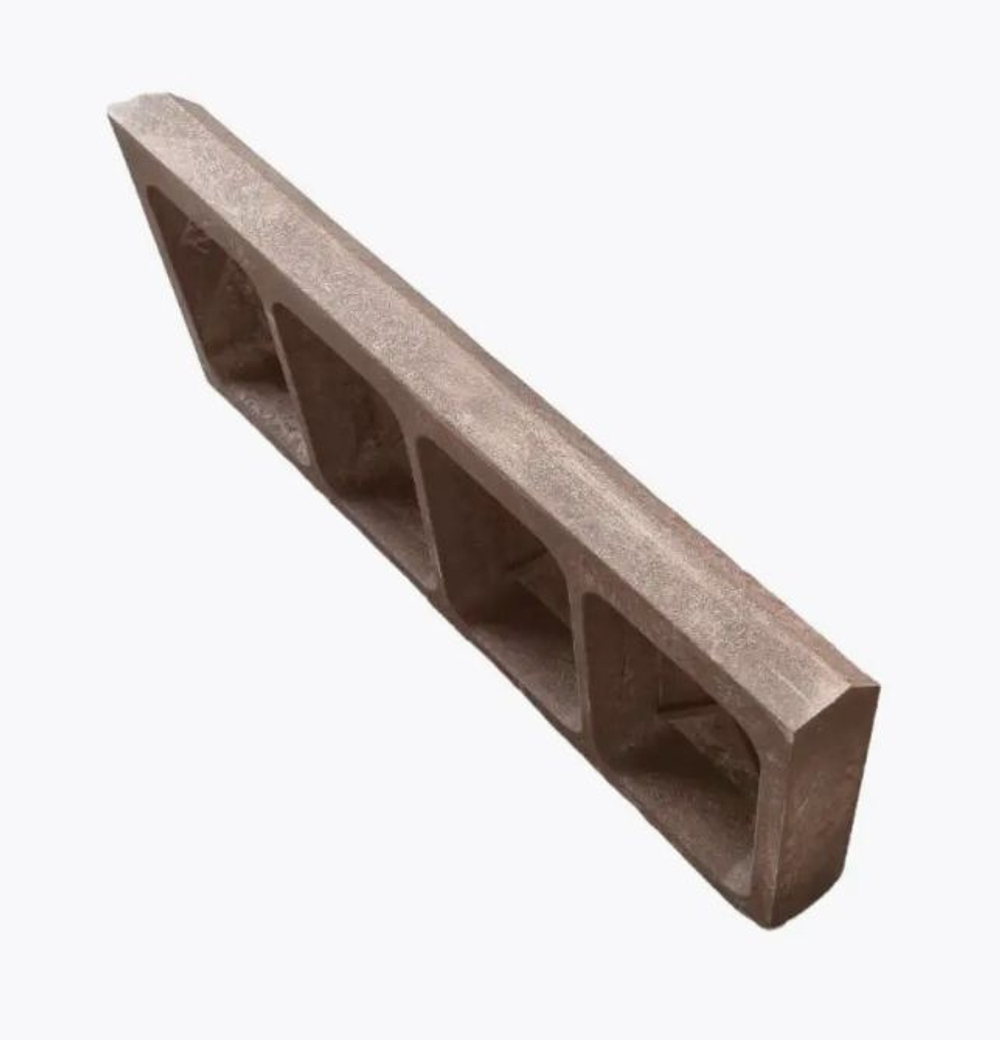 Полимерно-песчаный бордюр тротуарный 500x50x200 (коричневый)