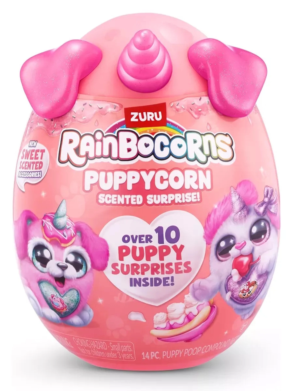 Мягкая игрушка сюрприз яйцо Зуру Rainbocorns Puppycorn