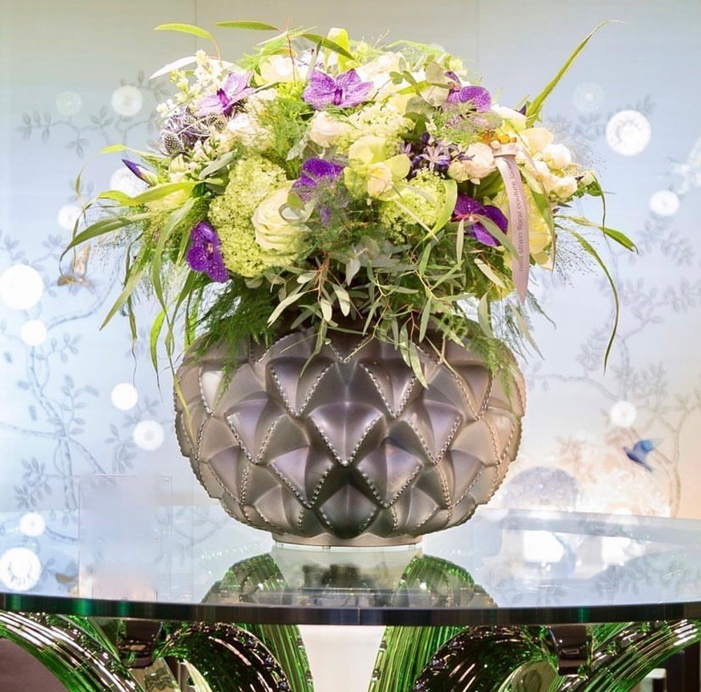 Ваза Languedoc маленькая фиолетовая Lalique