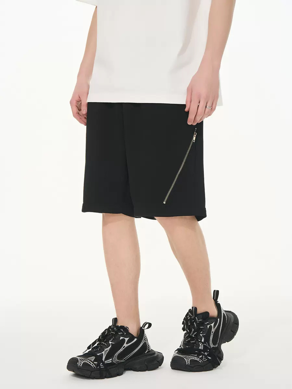 Шорты HARSHandCRUEL "Side Zipper" Shorts