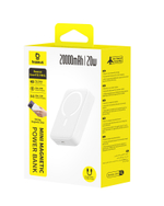 Внешний аккумулятор + Беспроводная зарядка Baseus EnerFill FM41 Magnetic Mini C+Qi 20000mAh 20W (MagSafe)