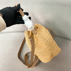 Prada Crochet Mini Bucket Bag