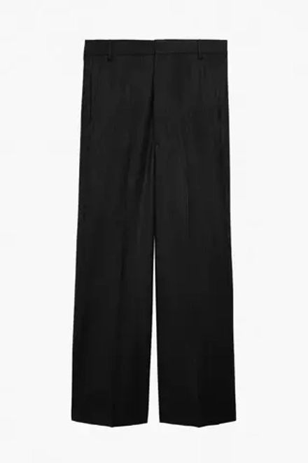 ZARA X STEFANO PILATI БРЮКИ В ПОЛОСКУ, ТЕМНО-СИНИЙ