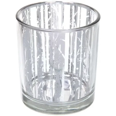 Подсвечник «Сияние» 7*7,8 см, Серебро