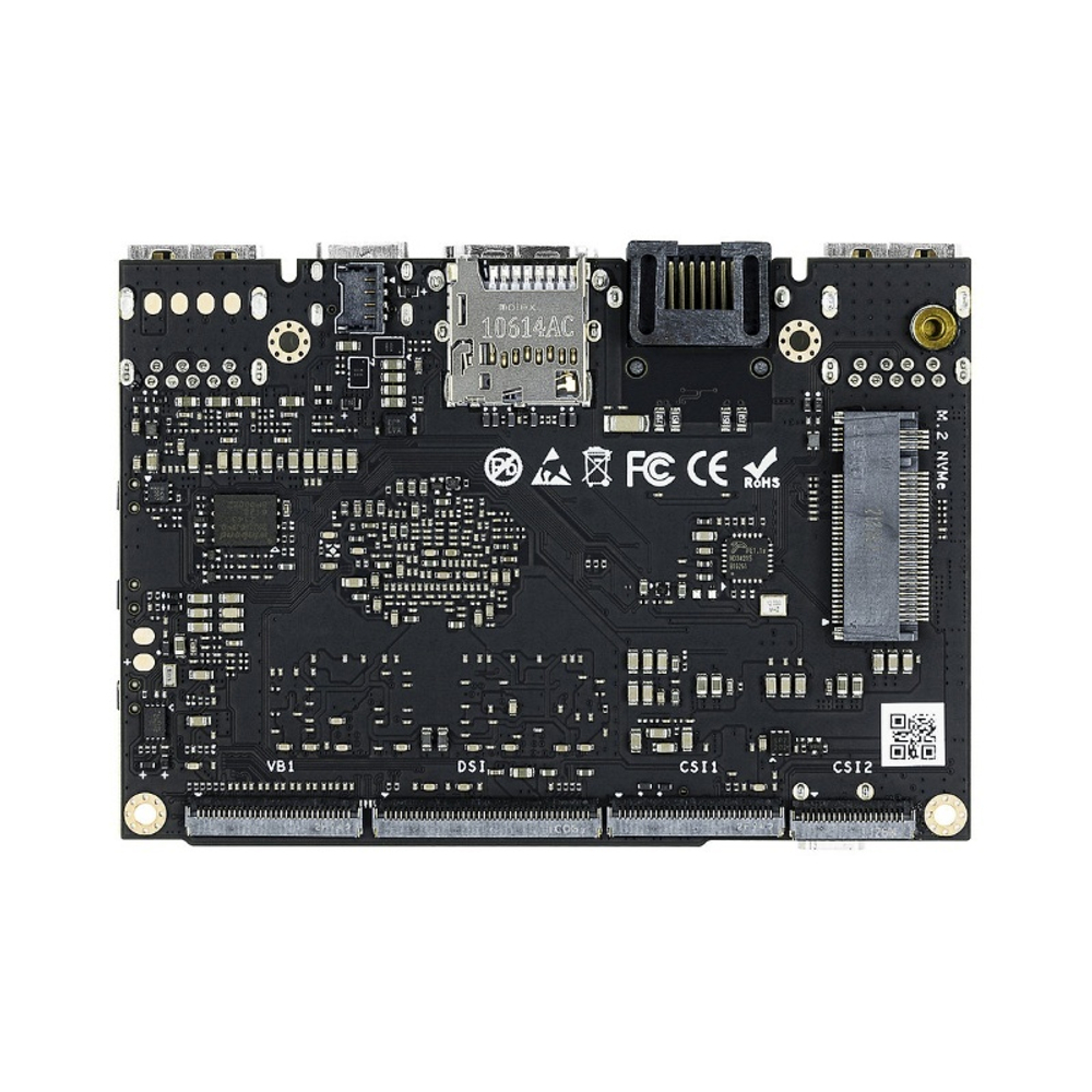 Одноплатный компьютер Khadas VIM4 Active cooling ARM Cortex-A73 4-Core + Cortex-A53 4-Core Amlogic A311D2 2.2GHz 8+32GB