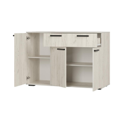 Комод Стандарт-4, Дуб крафт белый