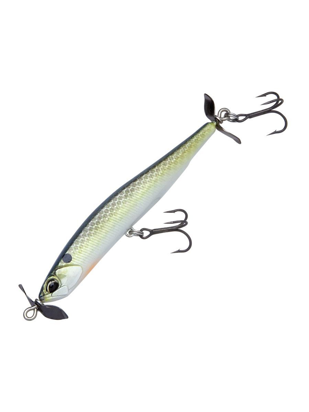 Воблер DUO Realis Spinbait 80, ACC3083 American Shad, 80 мм, 9,5 г, тонущий, проппер