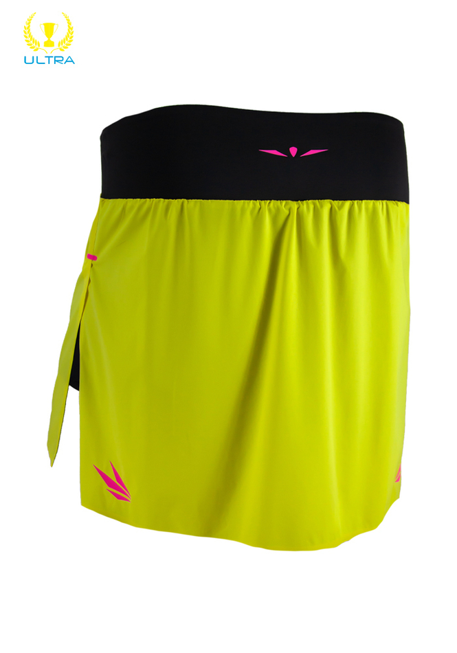 ЮБКА ЖЕНСКАЯ 2IN1 SKIRT | YELLOW PINK