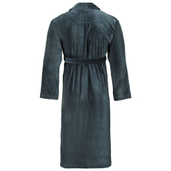 Халат махрово-велюровый Vossen Feeling 740 flanell серый