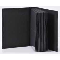 Innova Q5901428 Фотоальбом 200 фото 10*15cm Leatherette Stitced , черный, кармашки | Innova