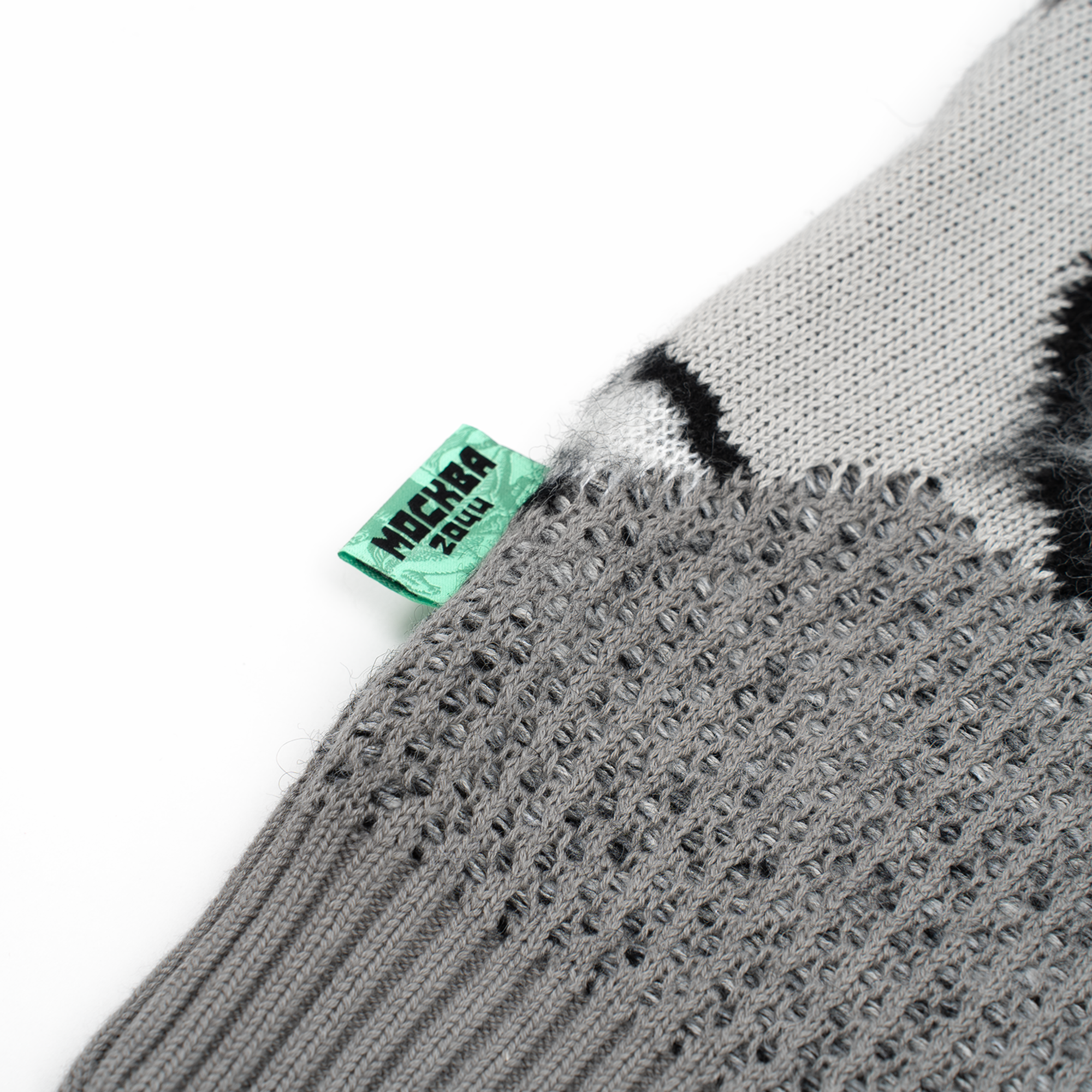 «Optical Camo» Mohair Sweater