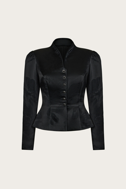 Жакет из жаккардового триацетата