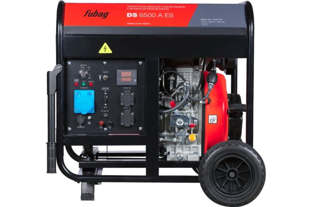 Электростанция дизельная с воздушным охлаждением FUBAG DS  6500 A ES с возможностью авт, открытая 646233