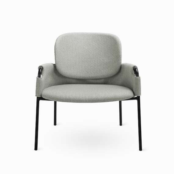 Лаунж-кресло Lok, серое