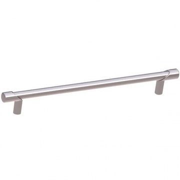 Ручка-скоба 192мм, отделка никель глянец шлифованный