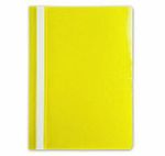 Папка скоросшиватель LITE А4 желт. пластик 110 мкм карман д/маркир.этикет.