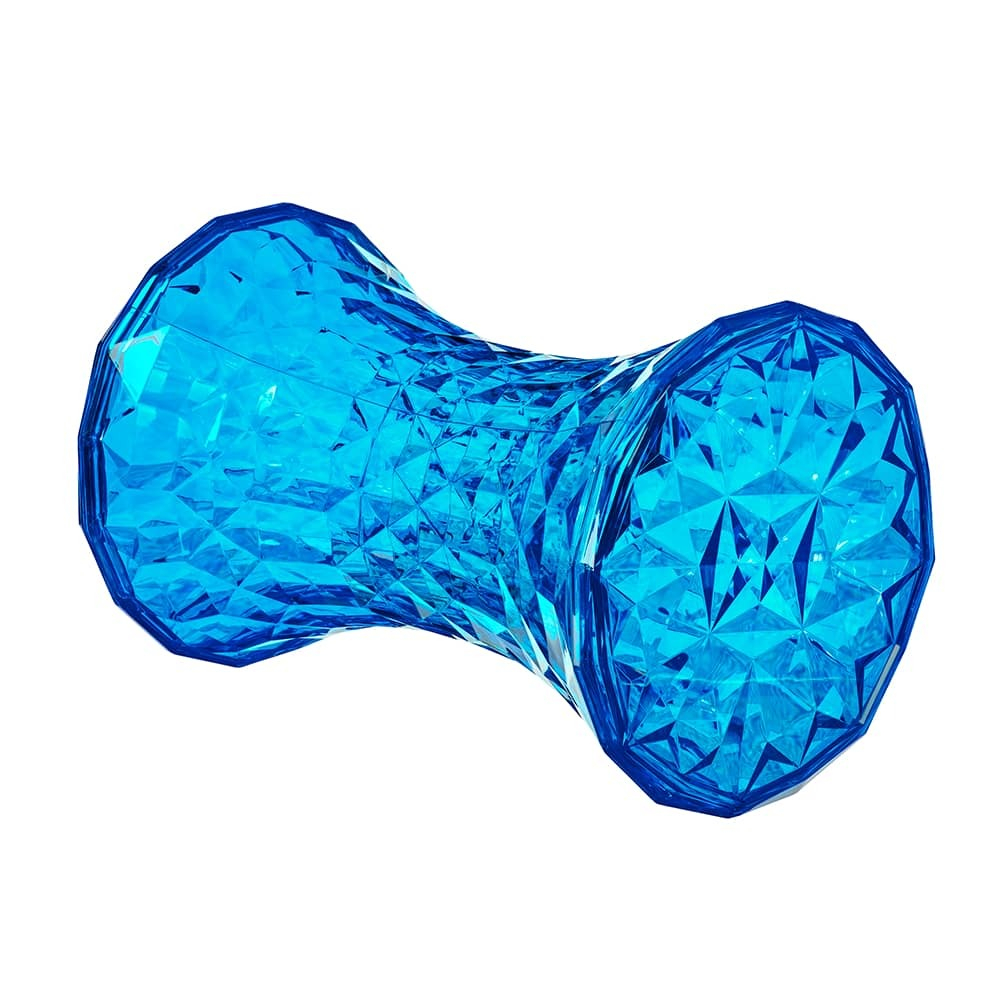 Стул-пуф Stone прозрачный синий