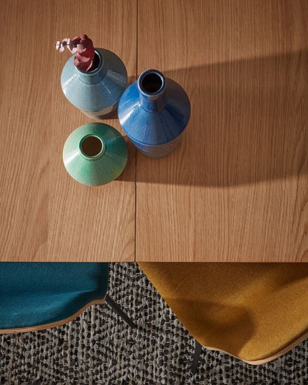 Стол Novaks 140 (220) х90 черный, шпон натуральный